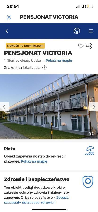 Pensjonat Victoria Ustka Esterno foto